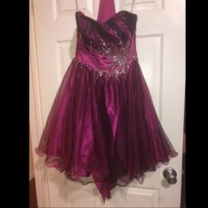 Strapless Mini Dress